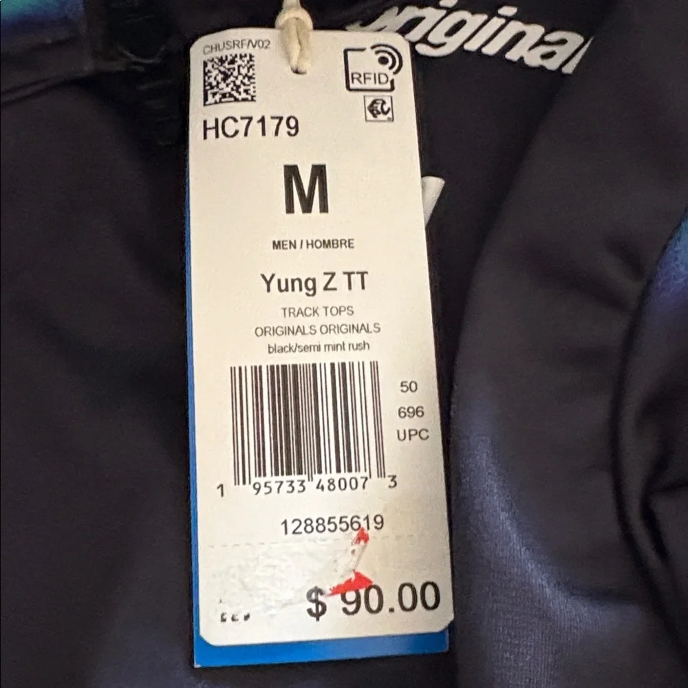 Adidas Men's Originals Yung Z TT Graphics Track Top Jacket. Medium. NWT!